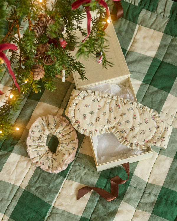 Scrunchie & Eye Mask Bundle - Oak Floral