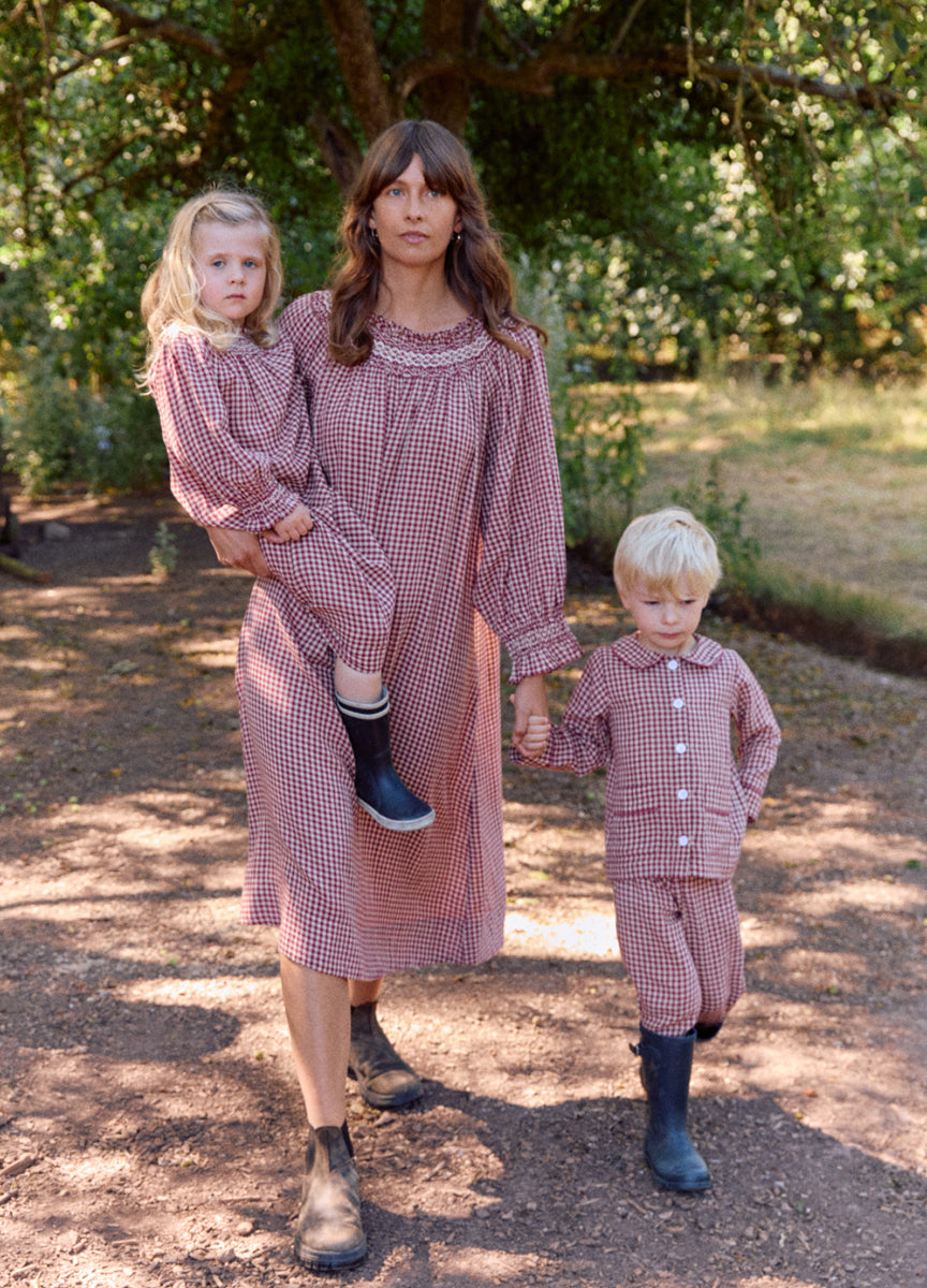 Georgie - Rust Gingham – If Only If USA