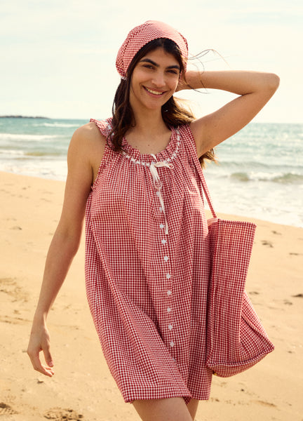 Vita Short - Redcurrant Gingham – If Only If USA